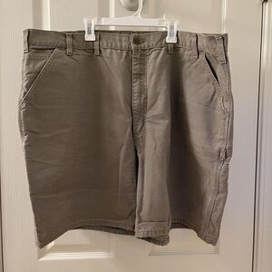 Carhartt Canvas Carpenter Shorts Gray Men's Size 46
